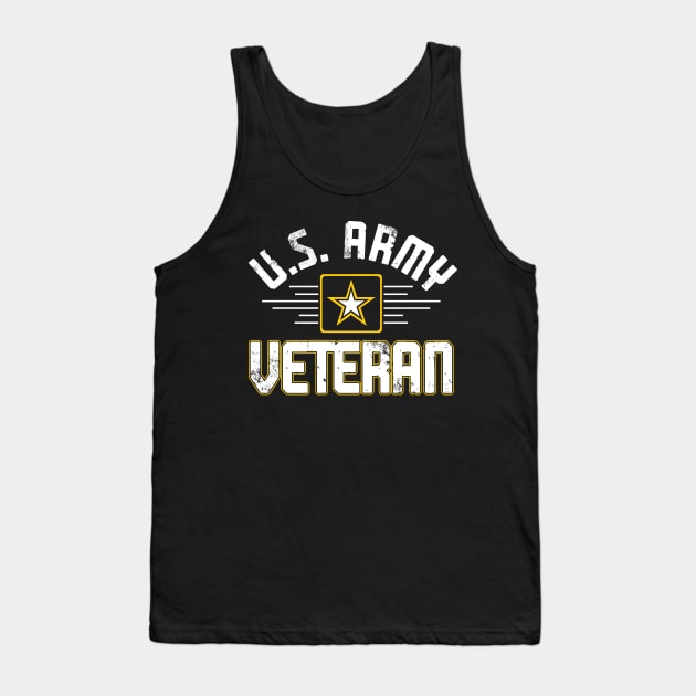 U.S. Army Veteran Gold Tank Top by Otis Patrick